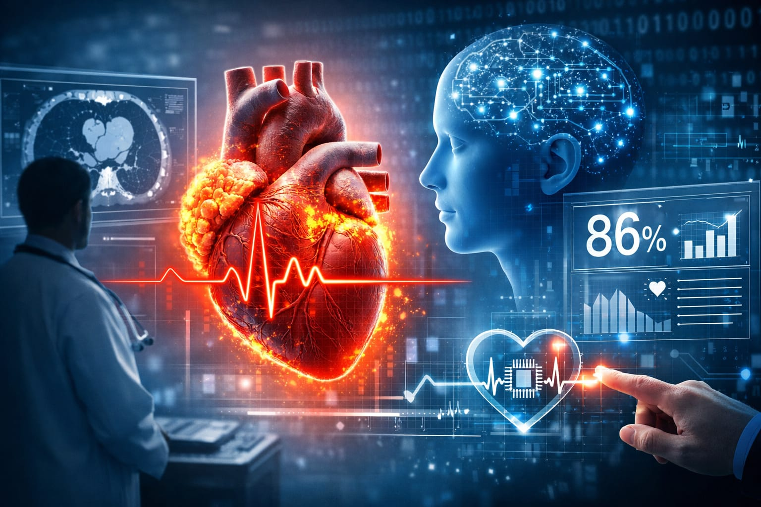 أداة ذكاء اصطناعي تتنبأ بفشل القلب قبل 5 سنوات وتفتح آفاقًا جديدة للرعاية المبكرة