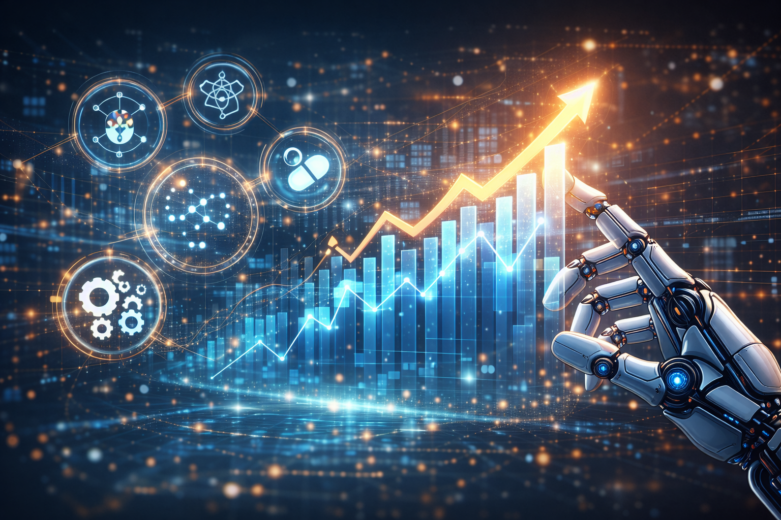 الذكاء الاصطناعي يعيد تشكيل الإنتاجية العالمية عبر 4 مسارات رئيسة