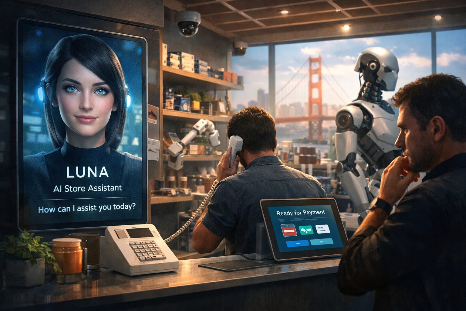 افتتاح متجر يعتمد على الذكاء الاصطناعي لإدارة العمليات والتوظيف