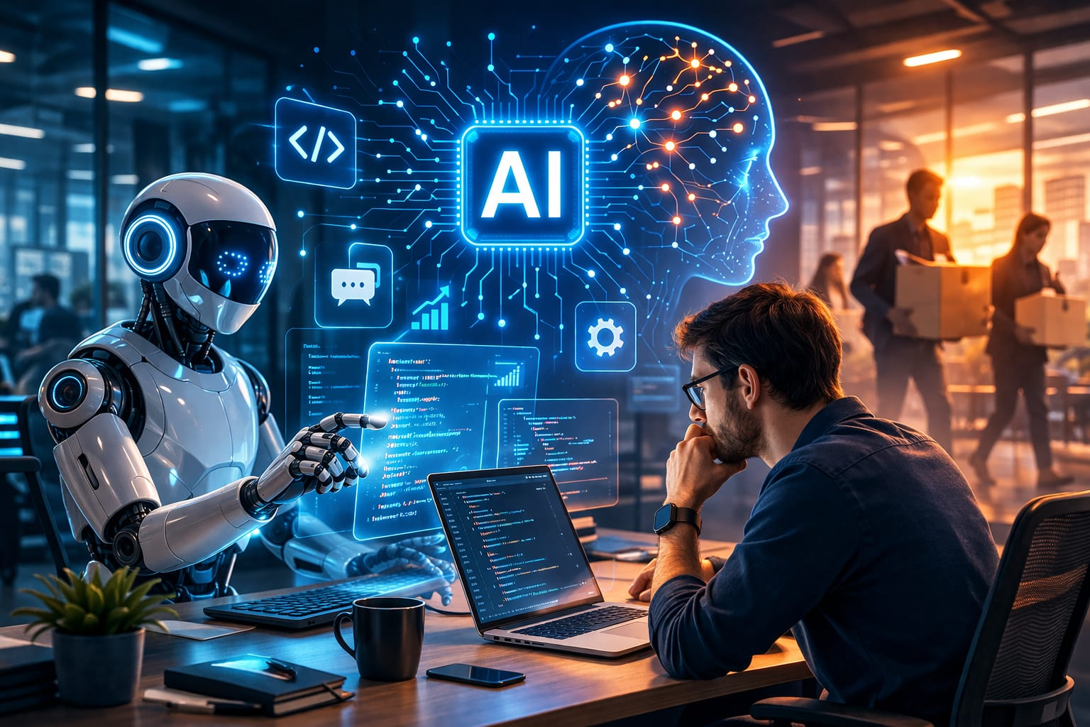 الذكاء الاصطناعي يعزز كفاءة الشركات ويقلل الحاجة للوظائف التقليدية