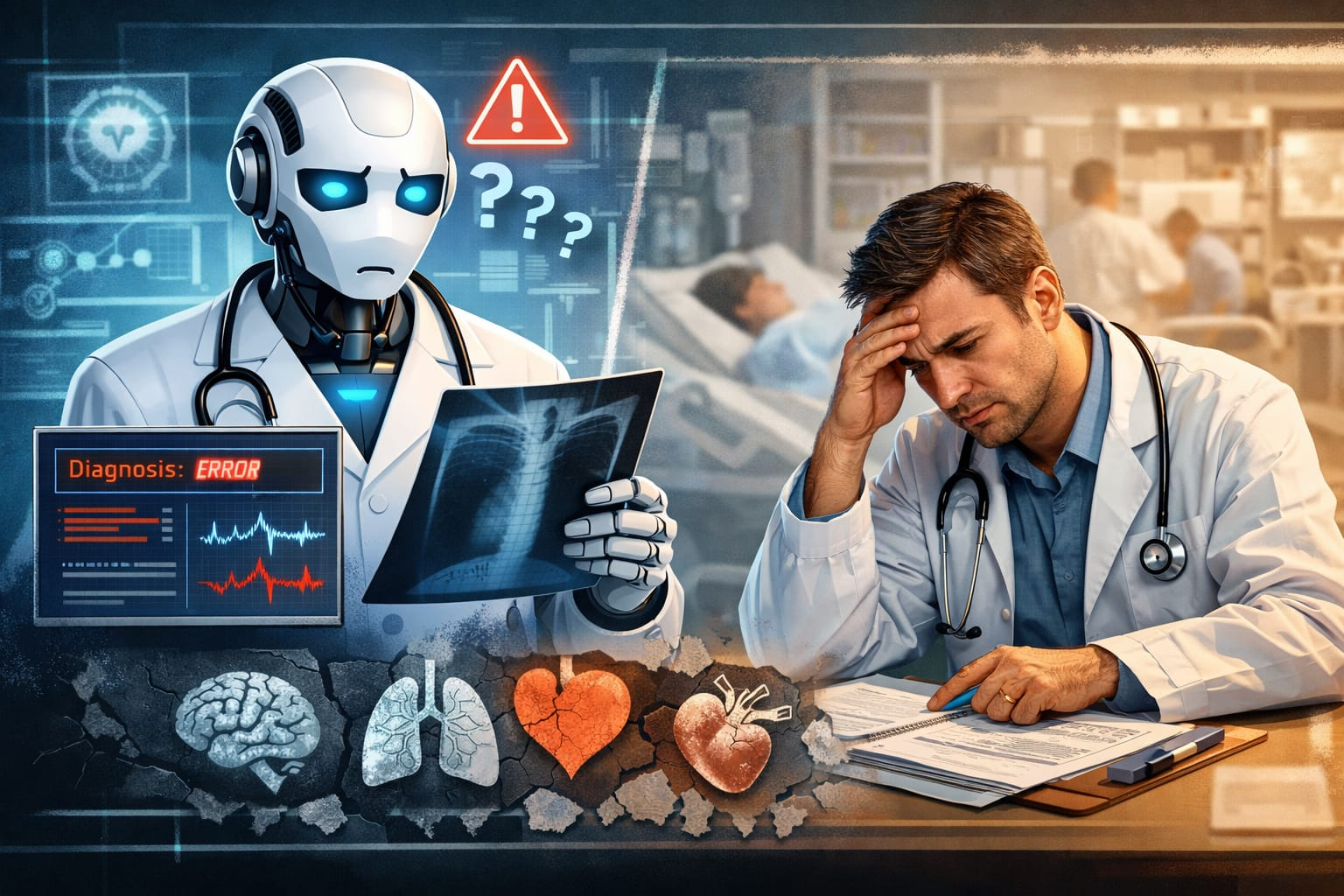 دراسة حديثة: الذكاء الاصطناعي يفشل في التشخيص السريري المبكر