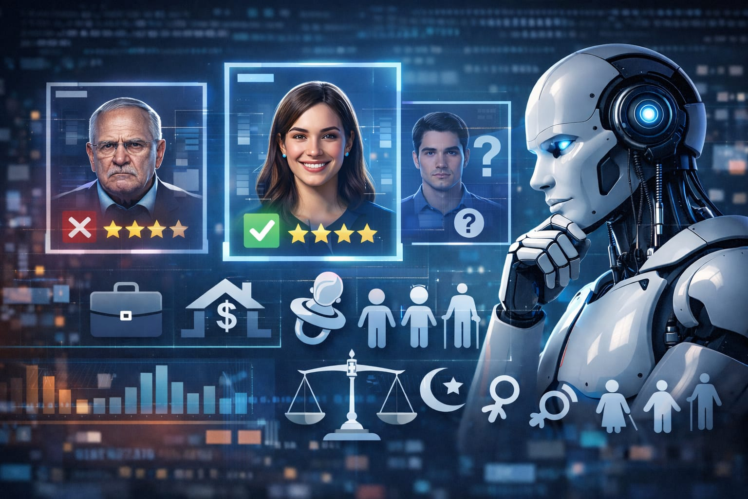 دراسة حديثة تكشف: الذكاء الاصطناعي يقيم المستخدمين خفيًا وقد يؤثر على فرصهم