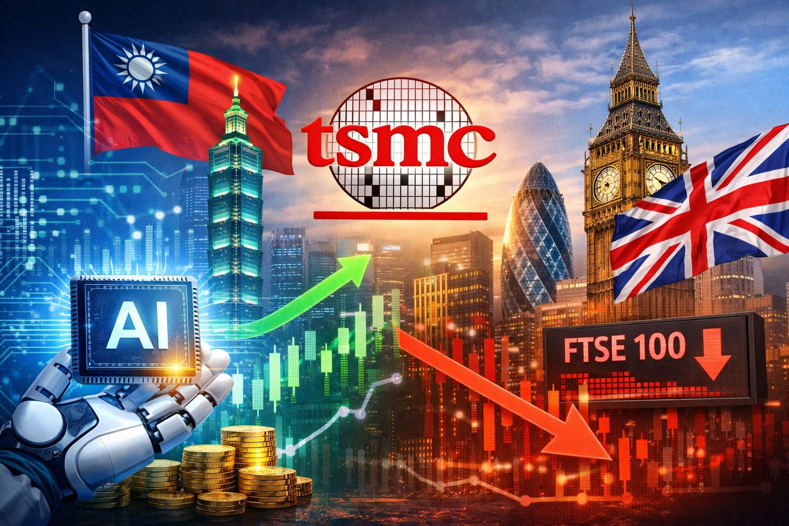 تايوان تتفوق على لندن في القيمة السوقية بدعم موجة الذكاء الاصطناعي