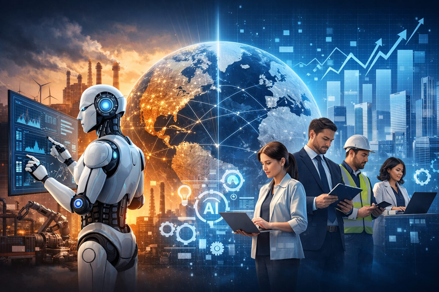 الذكاء الاصطناعي يعيد تشكيل الوظائف عالميًا دون موجة استبدال شاملة