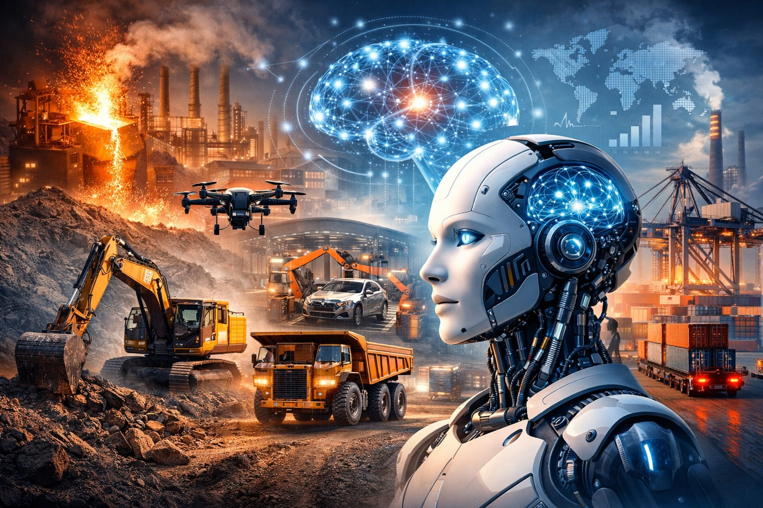 الصناعات الثقيلة تراهن على الذكاء الاصطناعي في خفض التكاليف