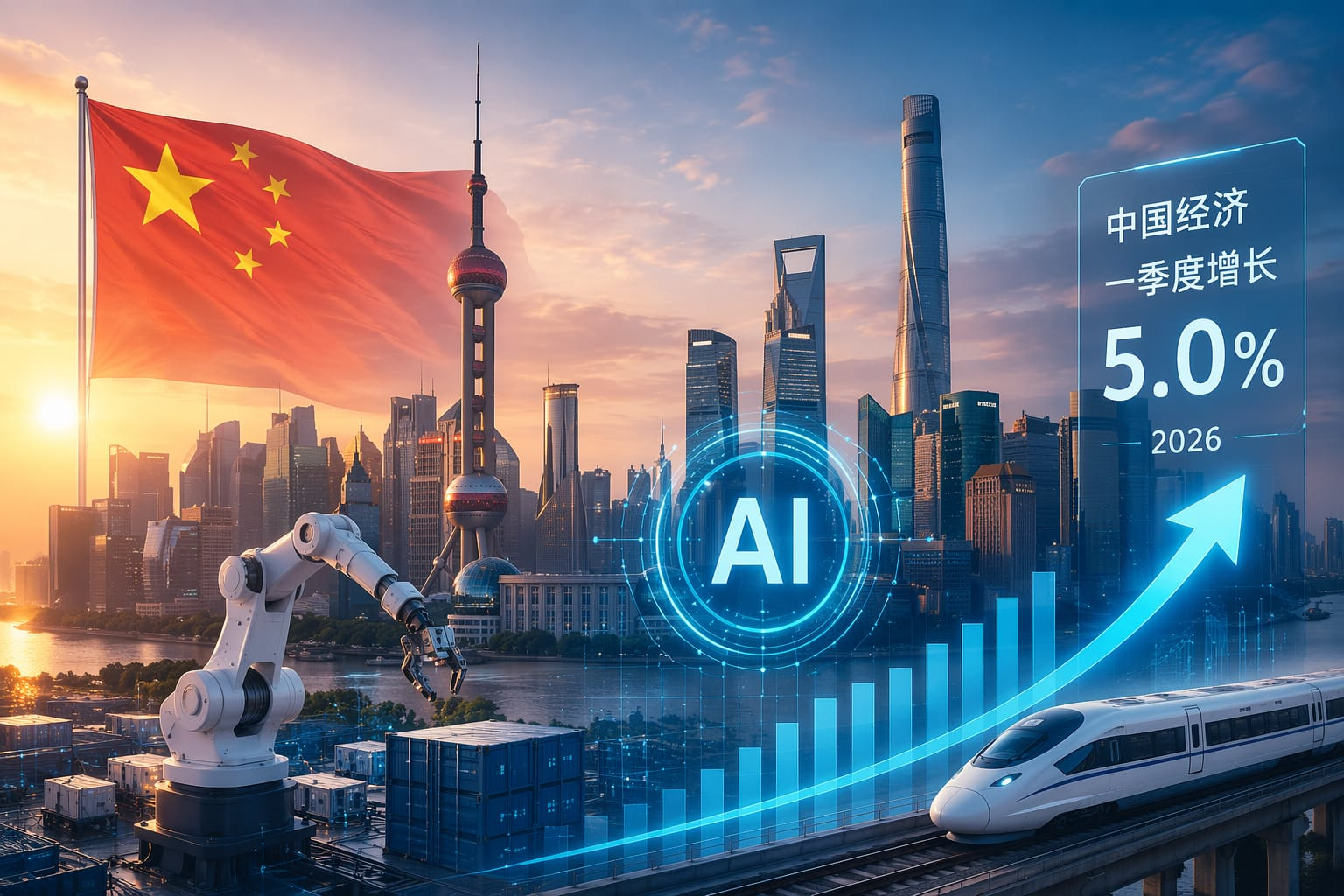 الذكاء الاصطناعي يقود تسارع الاقتصاد الصيني ويتجاوز التوقعات في الربع الأول