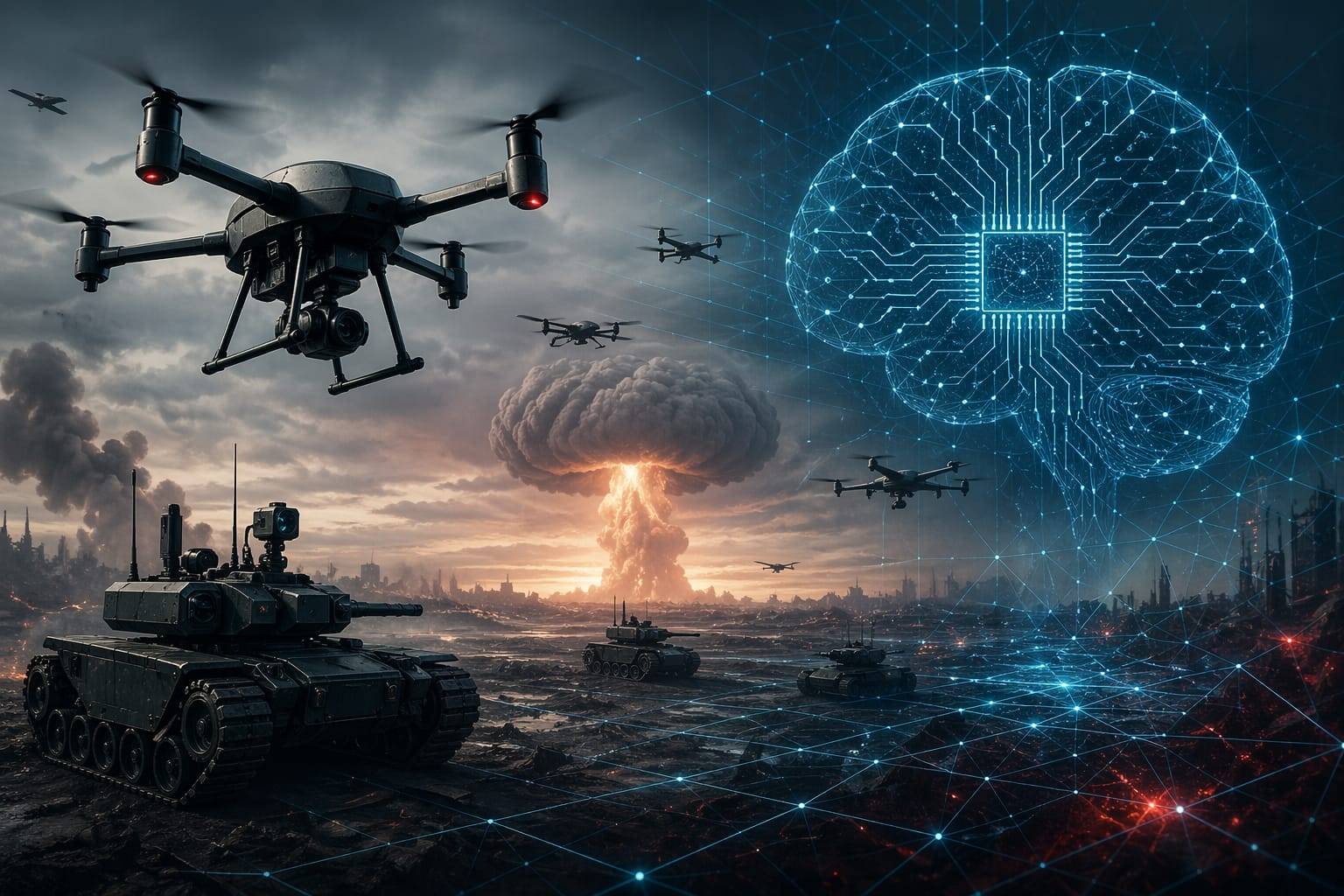 مخاوف عالمية من اقتراب الذكاء الاصطناعي من القرار النووي