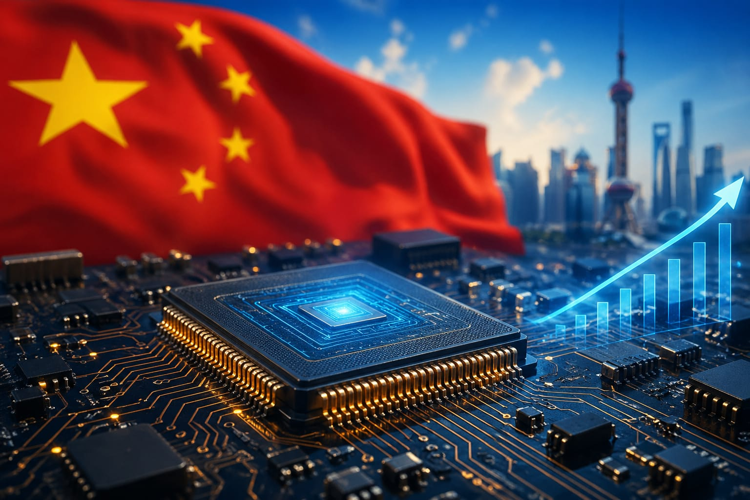أسهم الرقائق الصينية تقفز مجددًا مع تصاعد رهانات الذكاء الاصطناعي المحلي