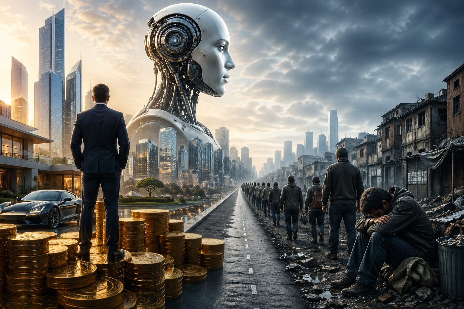 الذكاء الاصطناعي يهدد بتوسيع فجوة الدخل في “أميركا” وسط تحذيرات من أزمة اقتصادية جديدة