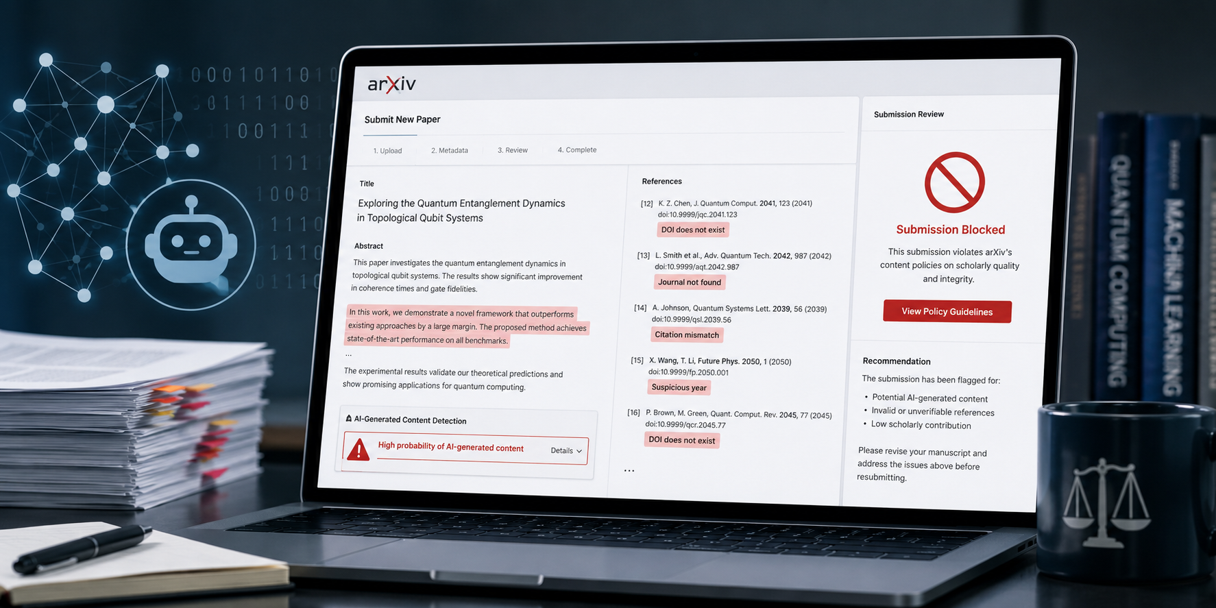 منصة “ArXiv” العلمية تشدد قواعدها لمواجهة الأبحاث الضعيفة المنتجة بالذكاء الاصطناعي