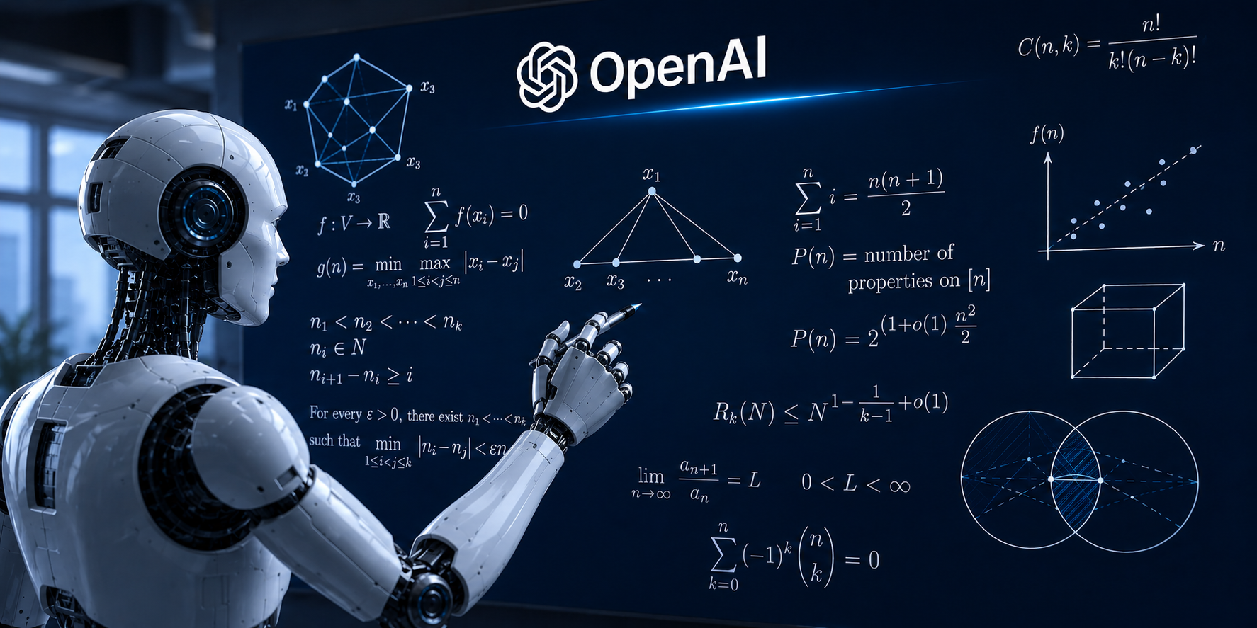 “OpenAI” تعلن أن الذكاء الاصطناعي حل لغزًا رياضيًا استعصى على العلماء منذ 80 عامًا