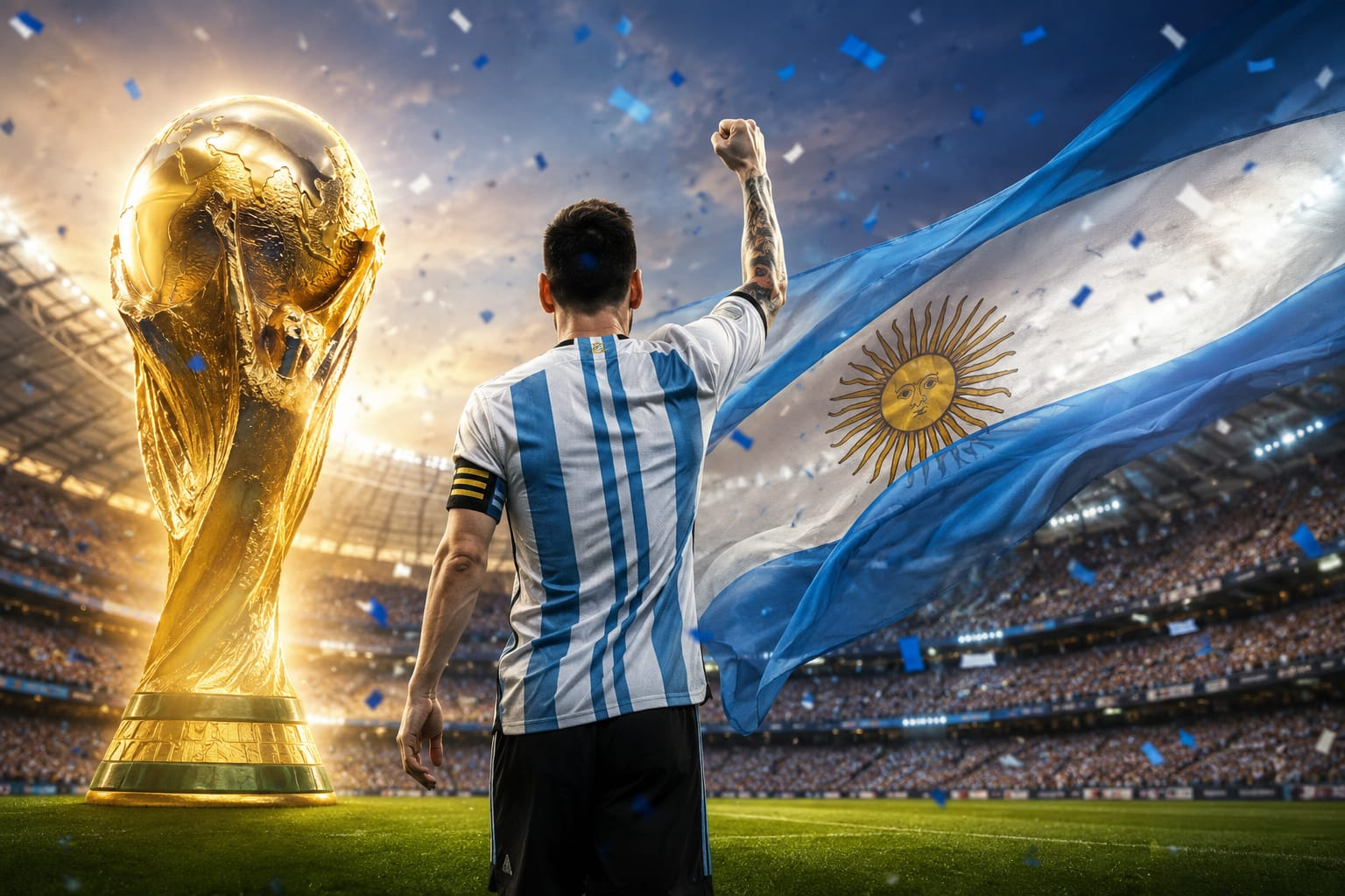 الأرجنتين تتصدر ترشيحات الذكاء الاصطناعي للتتويج بكأس العالم 2026