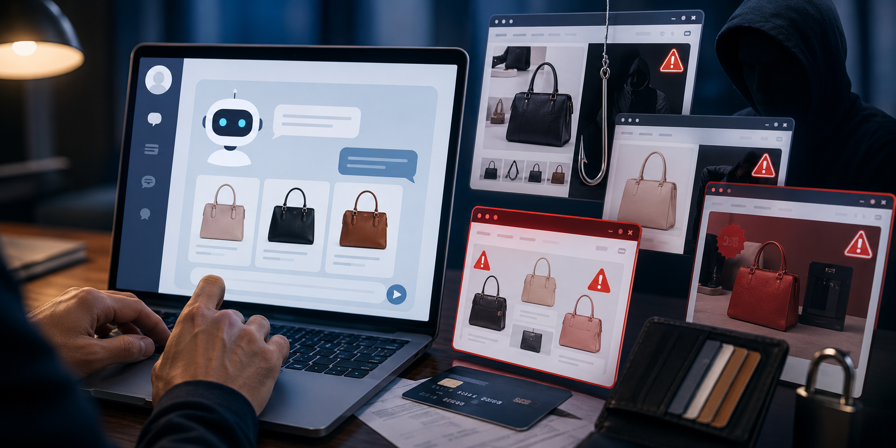 “ChatGPT” في فخ التسوق المزيف.. مواقع احتيالية تهدد أموال المستخدمين وبياناتهم